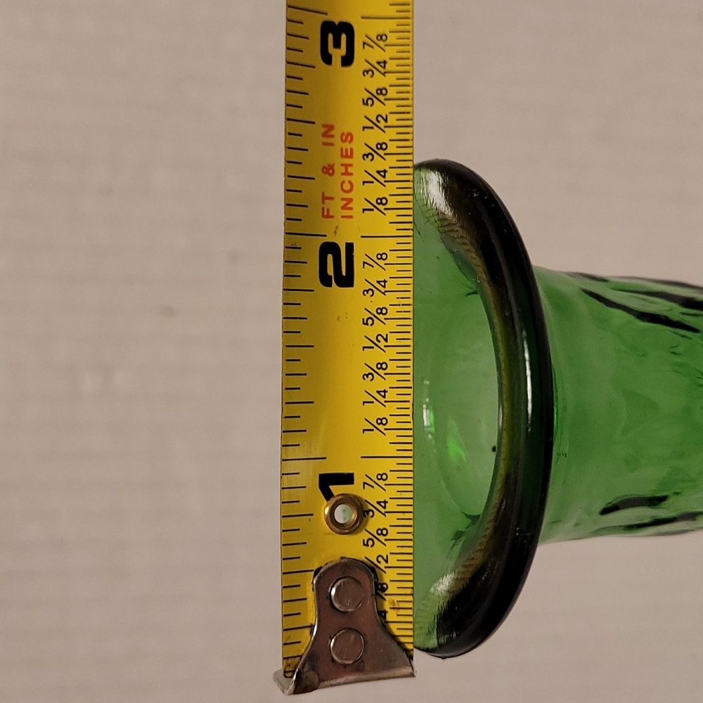 Vintage E.O. Brody Co. Green Glass Bud Vase - Picture 15 of 16